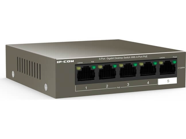 IPC Switch 5-Port FE G1105P-4-63W 4x PoE