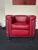 Cassina Le Corbusier LC2 Sessel rot