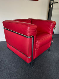 Cassina Le Corbusier LC2 Sessel rot