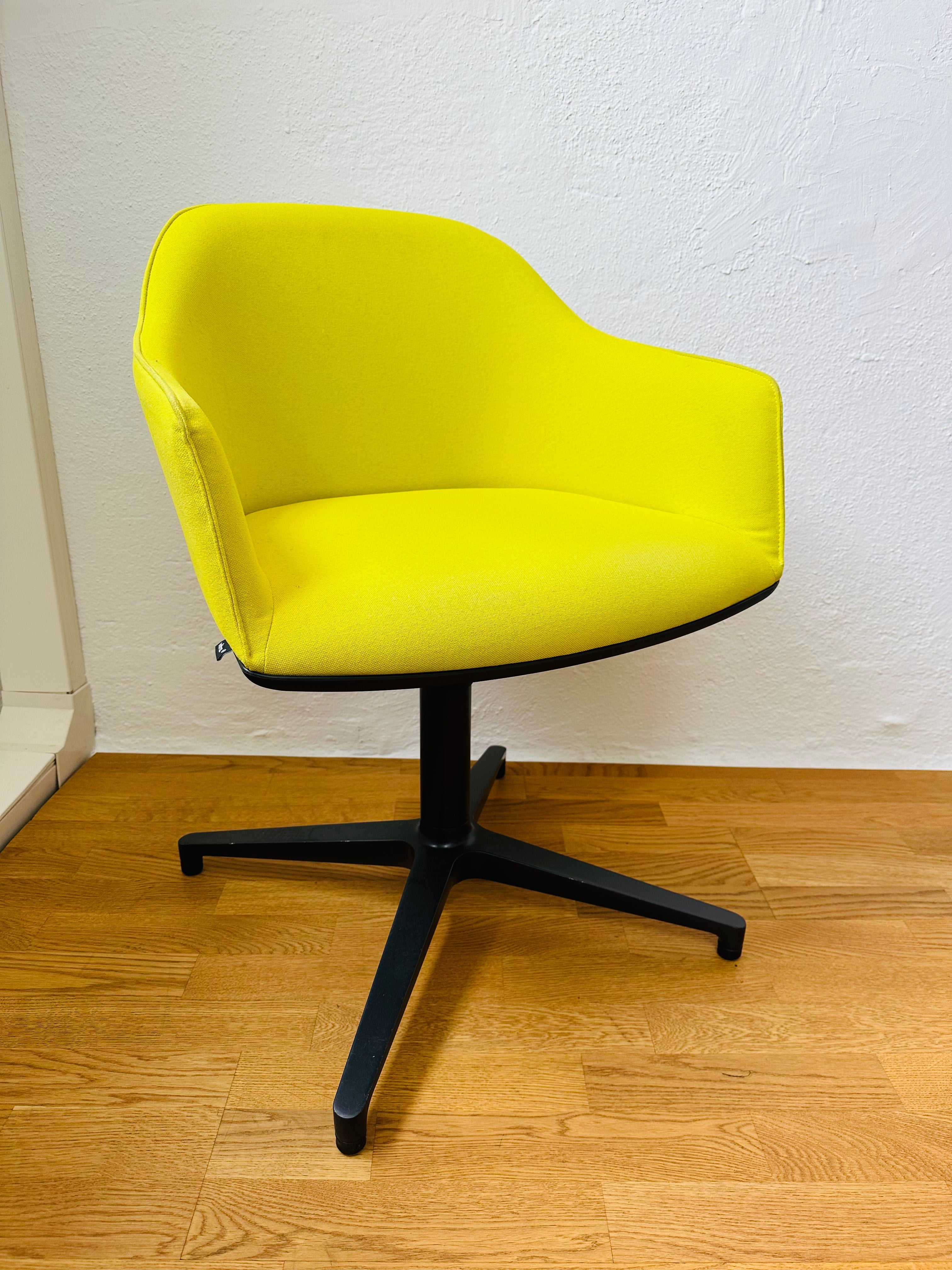 Vitra Softshell Chair, Vierstern-Untergestell B0269