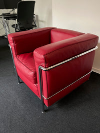 Cassina Le Corbusier LC2 Sessel rot