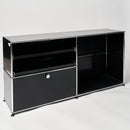 Testprodukt: USM Sideboard 2x2 schwarz offen