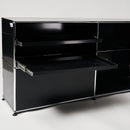 Testprodukt: USM Sideboard 2x2 schwarz offen