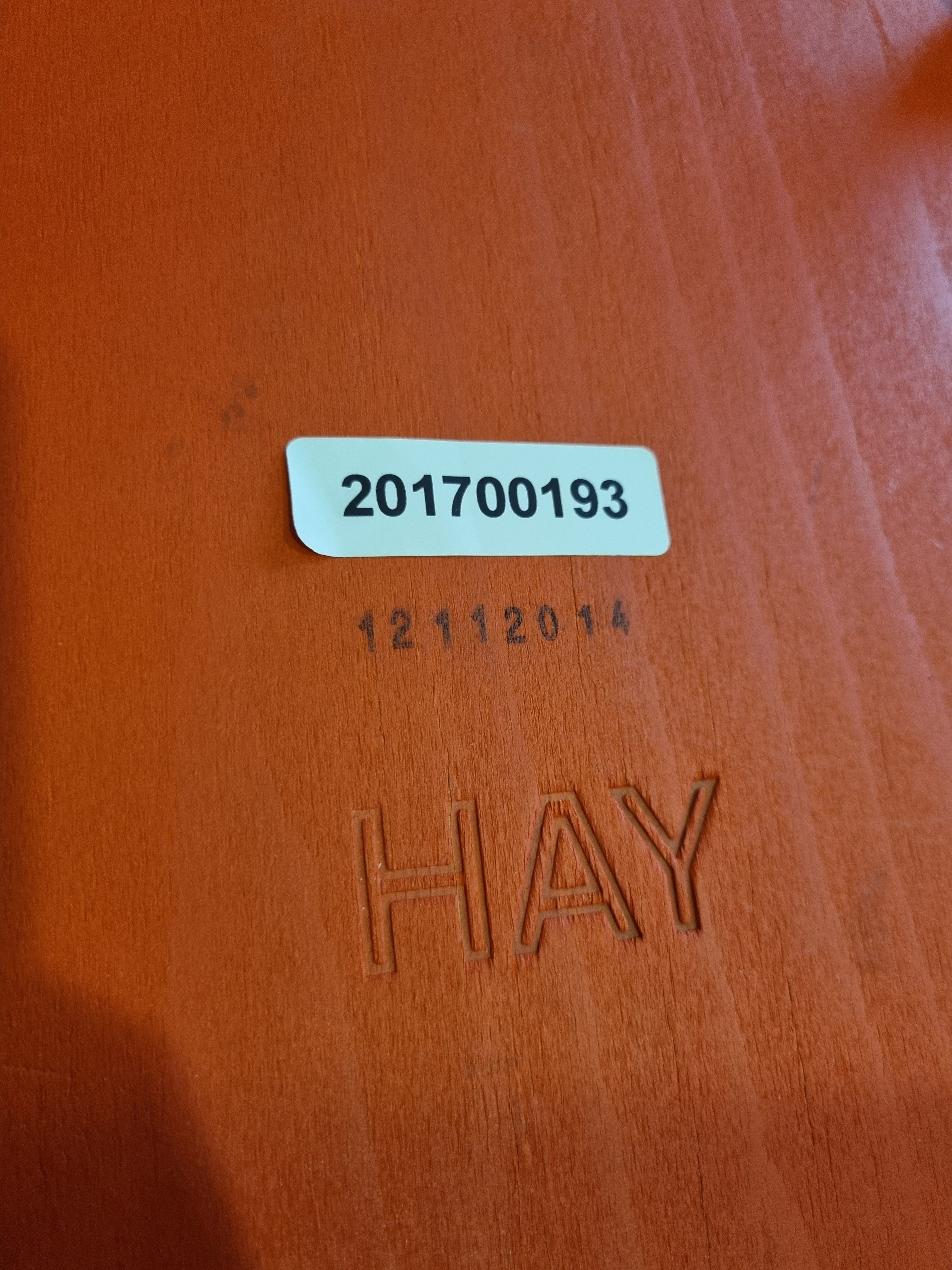 Hay Chair J77 (rot) - 4er Set B0051