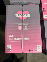 20000 Blatt Roosa Kopierpapier (80g)