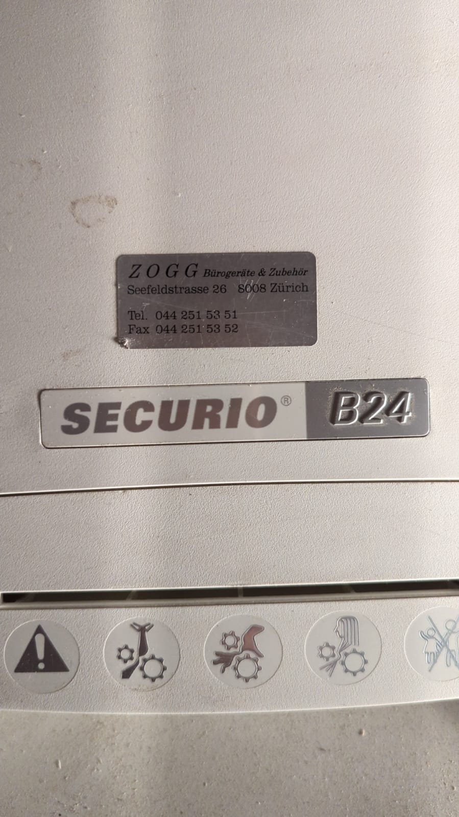 Aktenvernichter HSM Securio B24