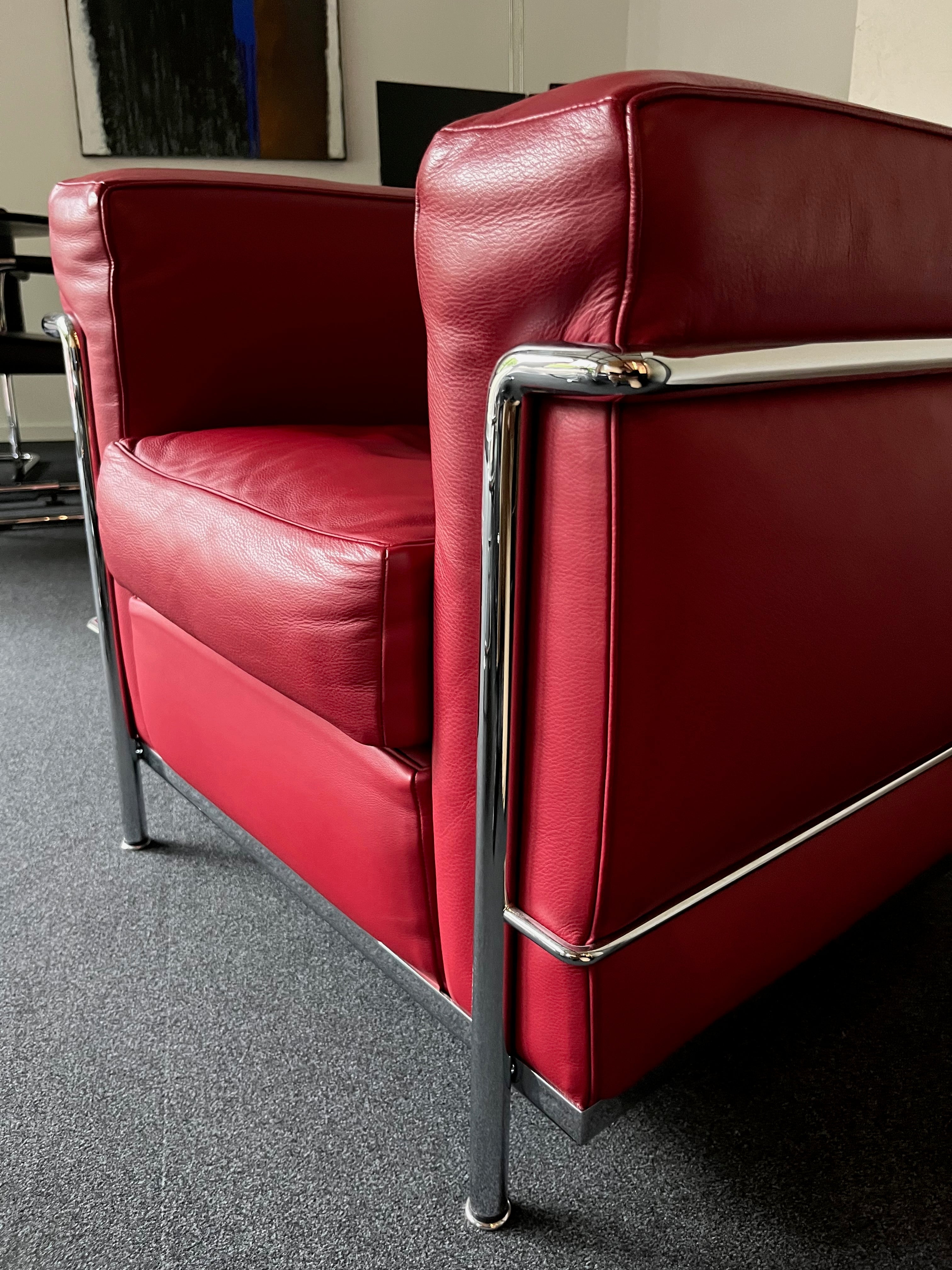 Cassina Le Corbusier LC2 Sessel rot